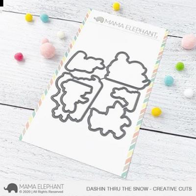 Mama Elephant Creative Cuts - Dashin Thru The Snow